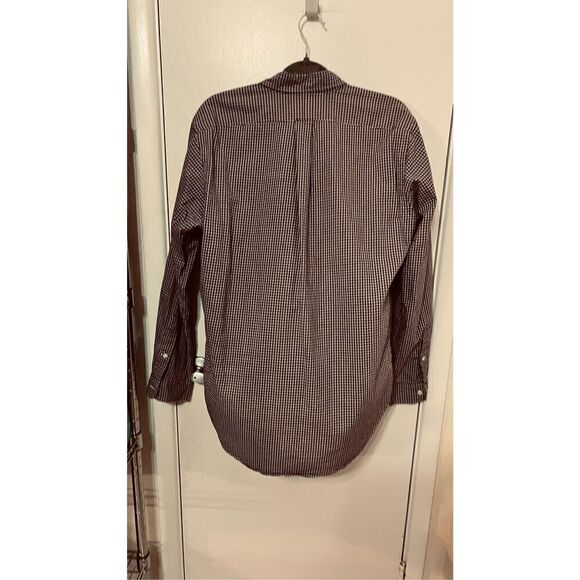 Ralph Lauren Purple Blend Plaid Mens Button Down Size M - Picture 5 of 10